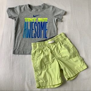 Neon Outfit Nike/Gap 3T
